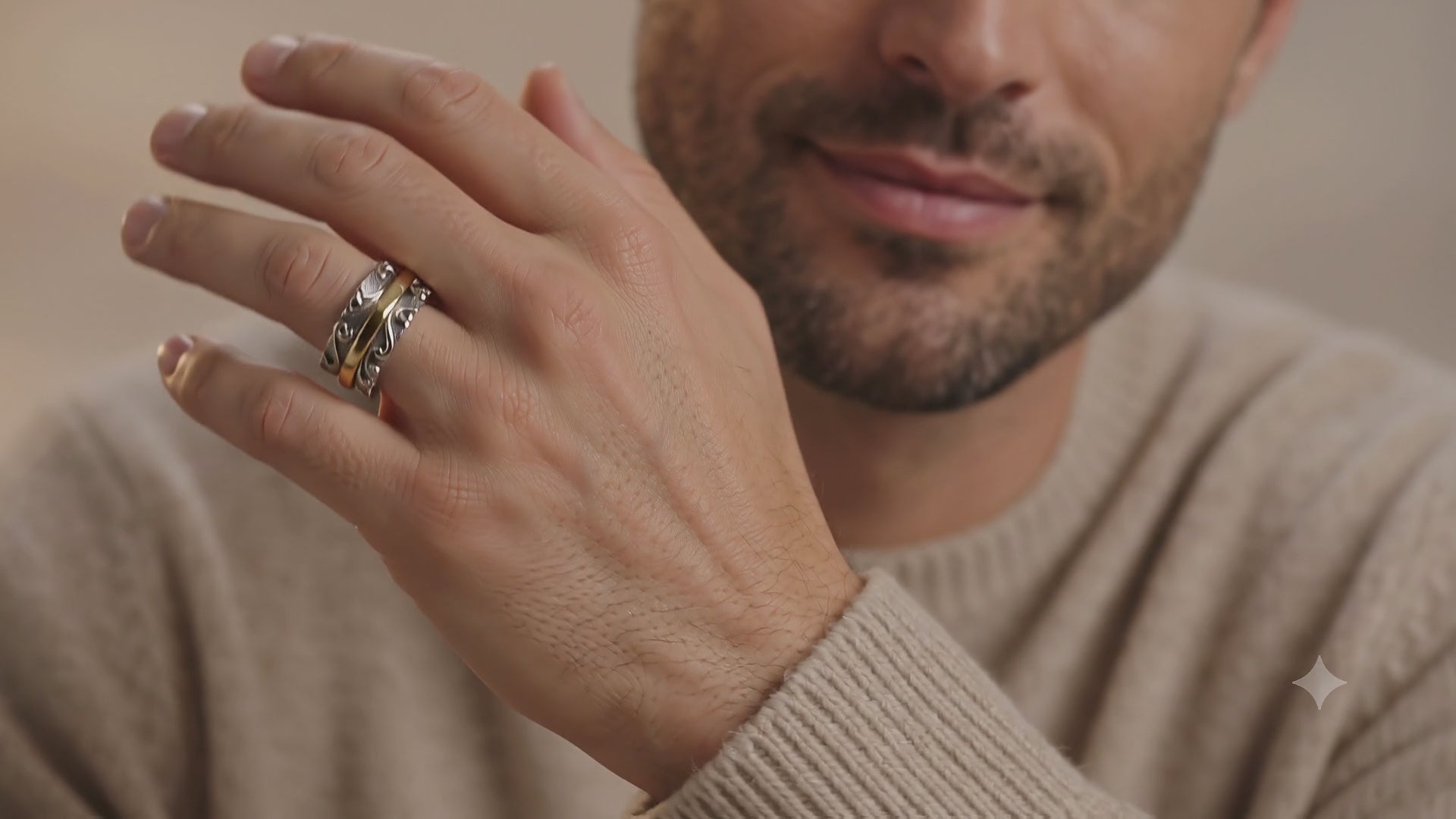 Handmade 925 Sterling Silver Men's Band Ring | Minimalist Design