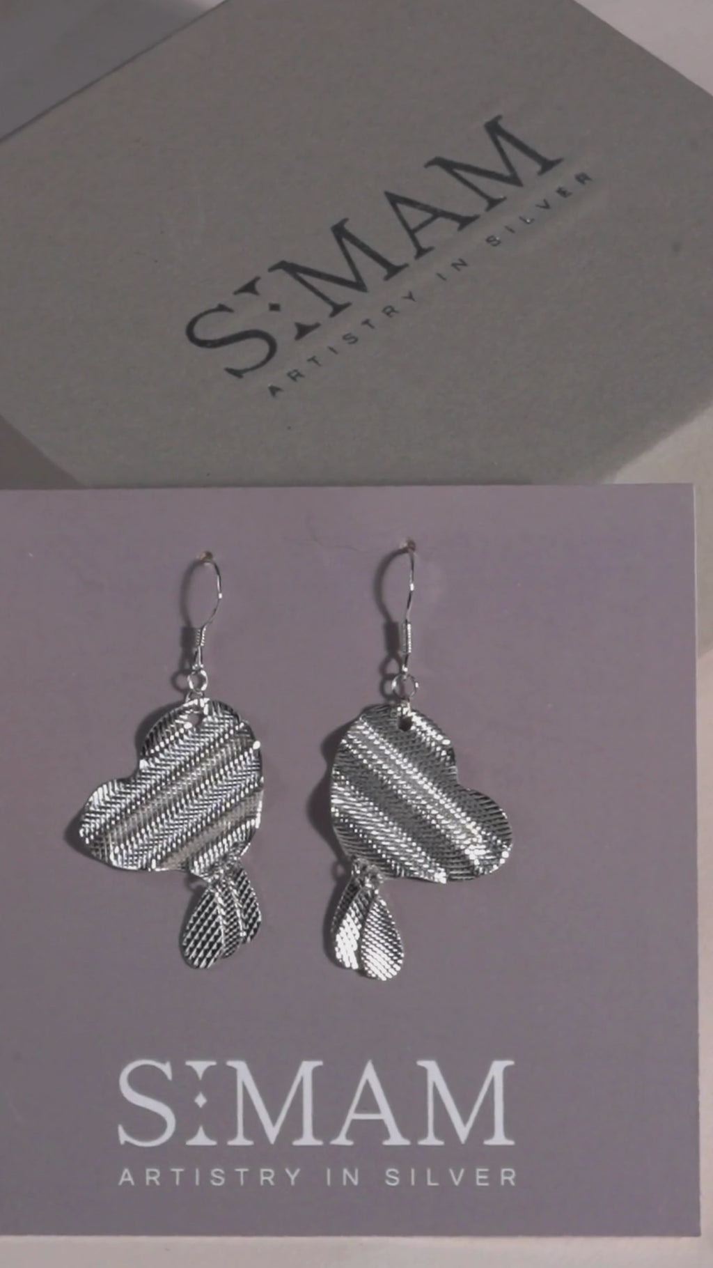 Butterfly Geometric Drop Earrings – Handmade Boho Dangle Jewelry, Lightweight Silver Statement Earrings for Women